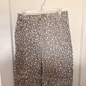 Leopard Baggy Jeans